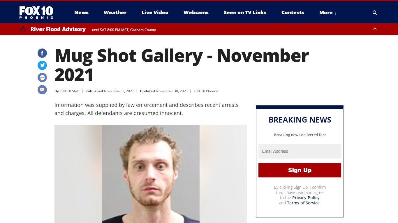 Mug Shot Gallery - November 2021 - FOX 10 Phoenix