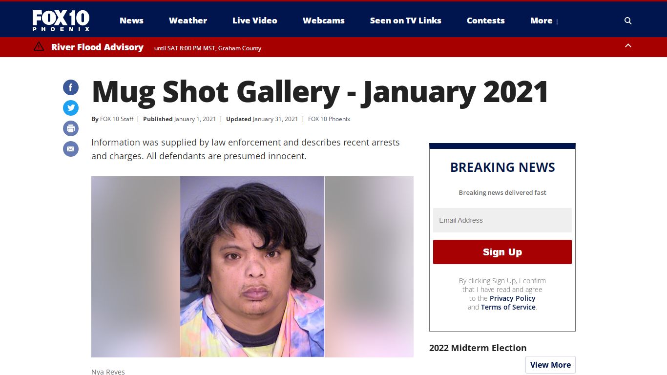 Mug Shot Gallery - January 2021 - FOX 10 Phoenix